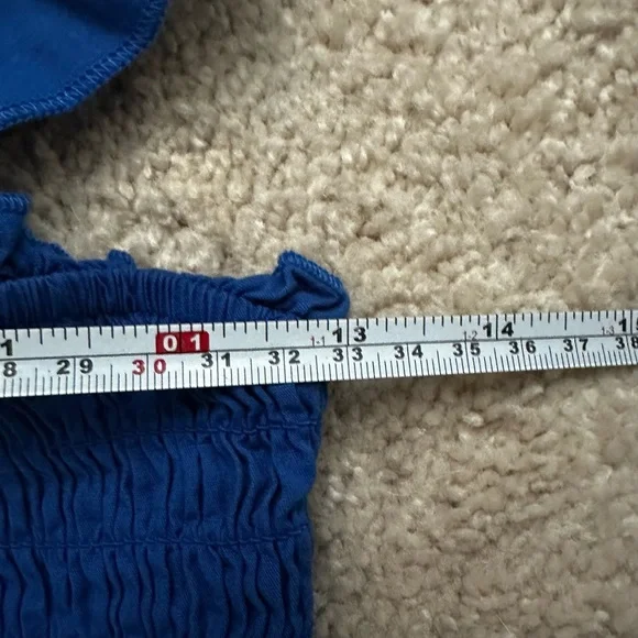 EUC Torrid Royal Blue Ruffle Strap Dress - Picture 7 of 8